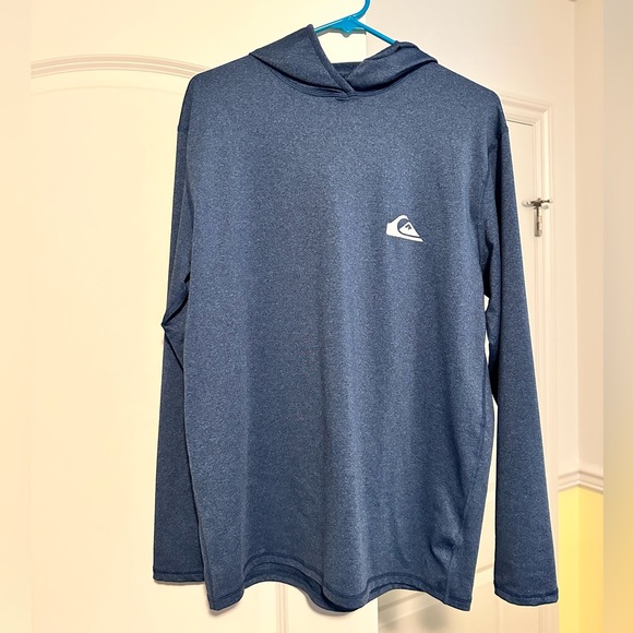 ⚠️2 for 10⚠️ Men’s Lightweight Quiksilver Hoodie Navy Blue - Picture 1 of 3